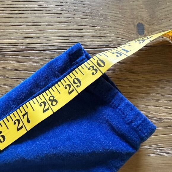 AG The Farrah High Waist Velvet Jeans in Egyptian Blue - Picture 8 of 12